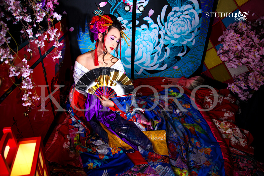 京都 花魁 体験 写真 カメラ 撮影 着物 化粧 ヘアメイク 旅行 観光