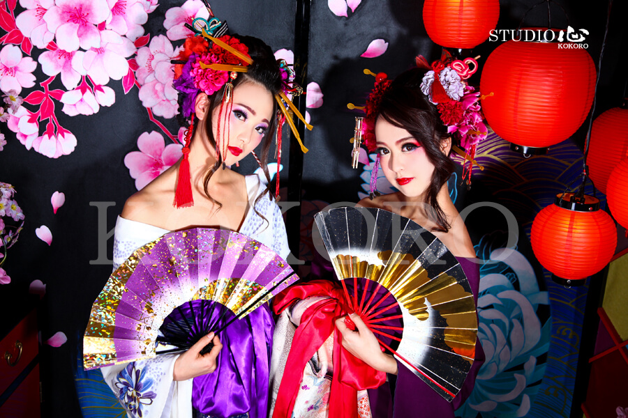 京都 花魁 体験 写真 カメラ 撮影 着物 化粧 ヘアメイク 旅行 観光