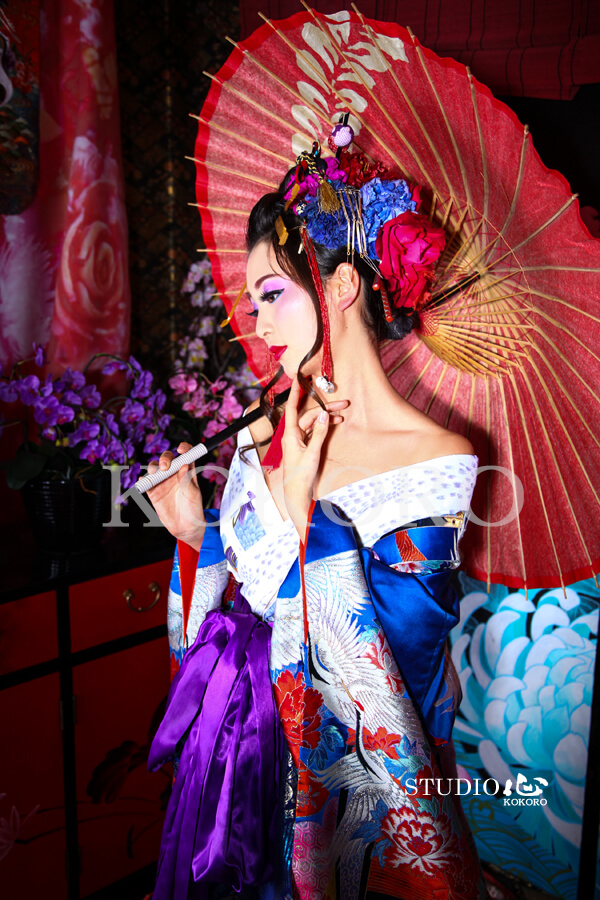 京都 花魁 体験 写真 カメラ 撮影 着物 化粧 ヘアメイク 旅行 観光