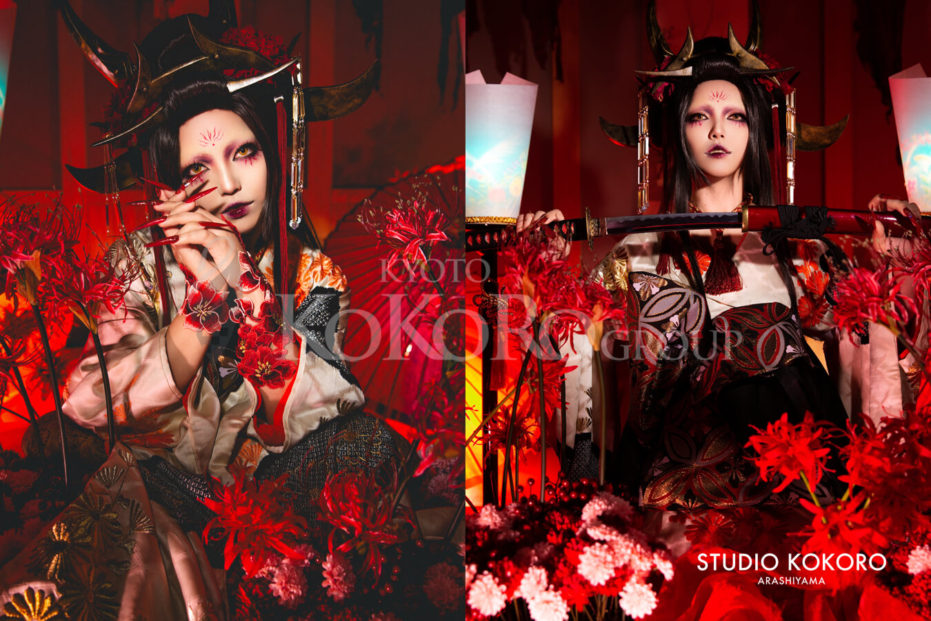 京都着物 妖怪 コスプレ