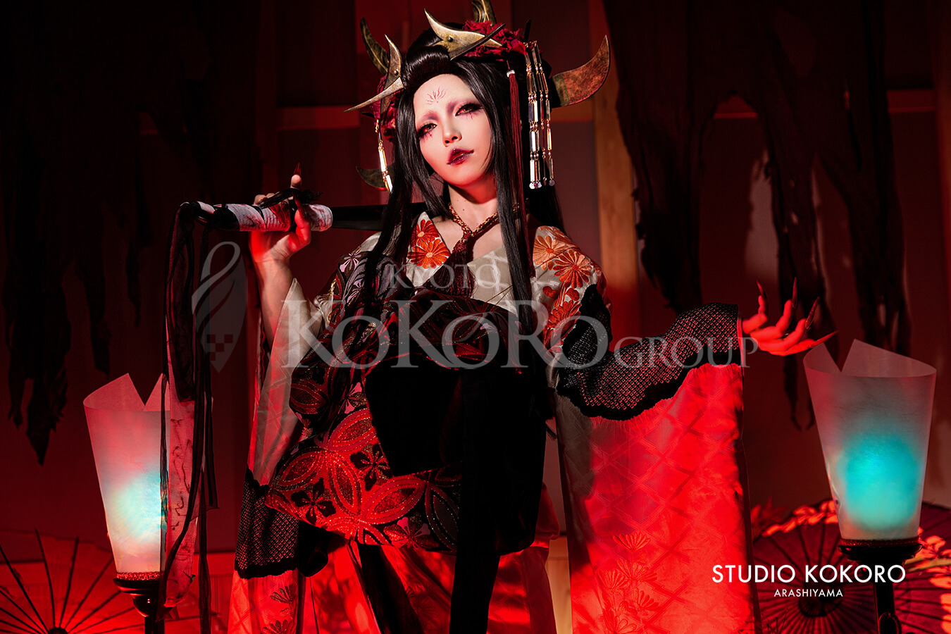 京都着物 妖怪 コスプレ