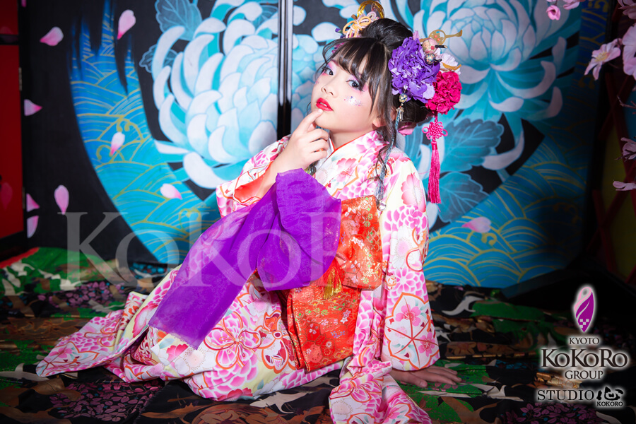 ちいめろファミリー様 がご来店されました٩ ๑ 3 ๑ ۶ ブログ 舞妓体験 花魁体験 Studio心