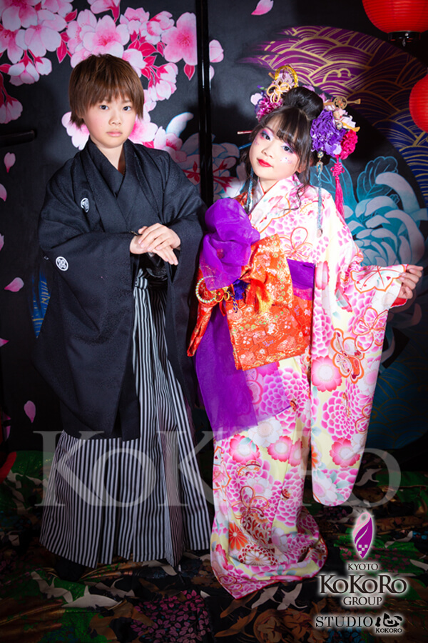 ちいめろファミリー様 がご来店されました٩ ๑ 3 ๑ ۶ ブログ 舞妓体験 花魁体験 Studio心