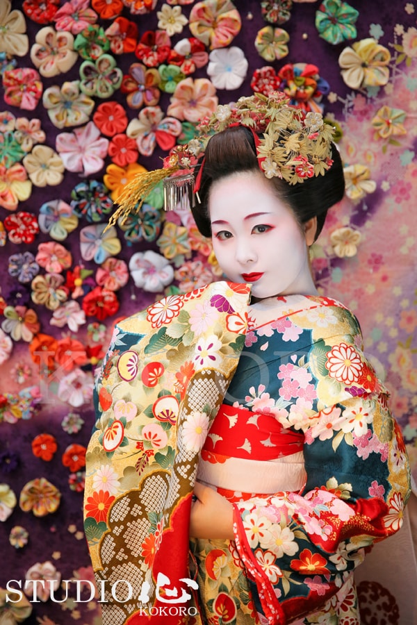 舞妓さんの新着着物～稲穂のかんざし～ | ブログ | 舞妓体験 花魁体験 