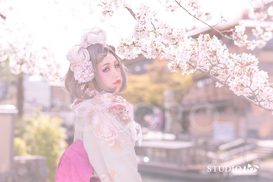 桜満開 桜ココヒメ ブログ 舞妓体験 花魁体験 Studio心