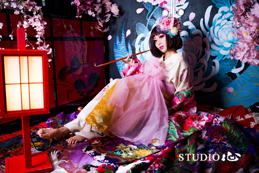 パッツンボブウィッグで可愛く花魁体験 ブログ 舞妓体験 花魁体験 Studio心