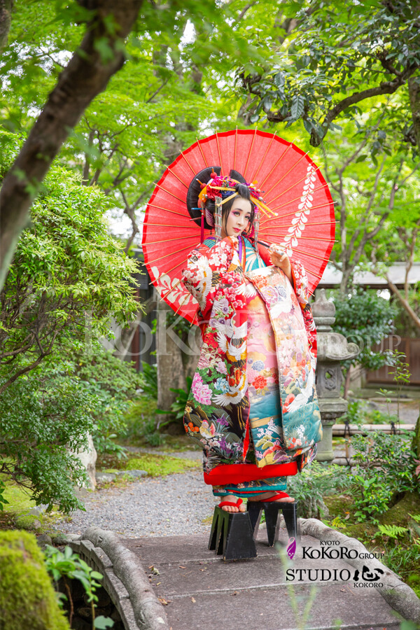 花魁体験　庭園花鳥風月プラン