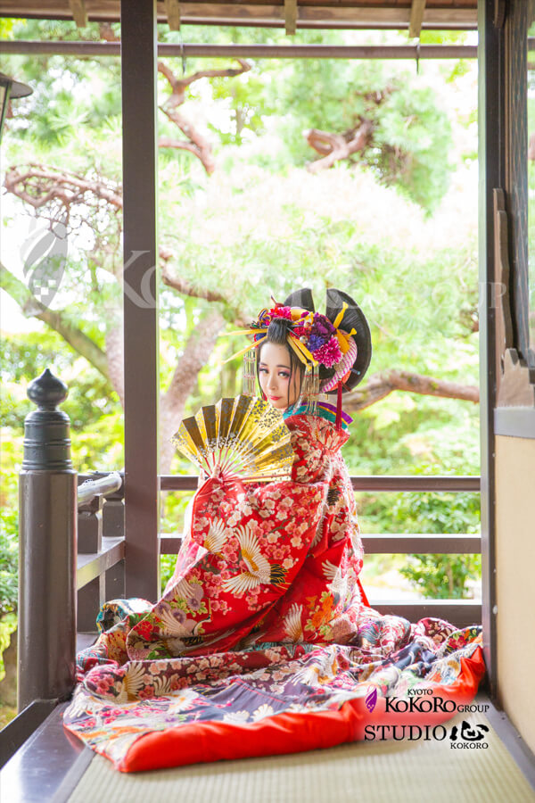 花魁体験　庭園花鳥風月プラン