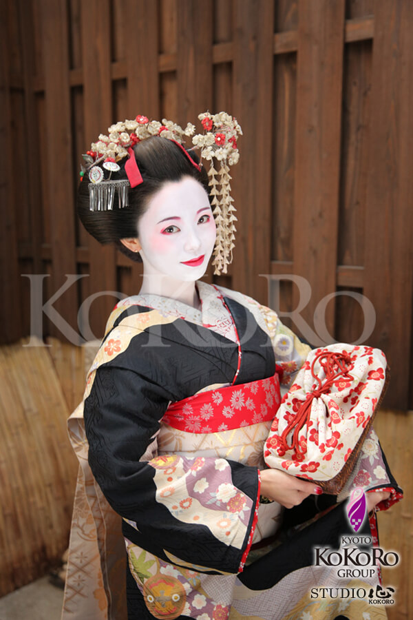 京都嵐山で舞妓体験と花魁体験