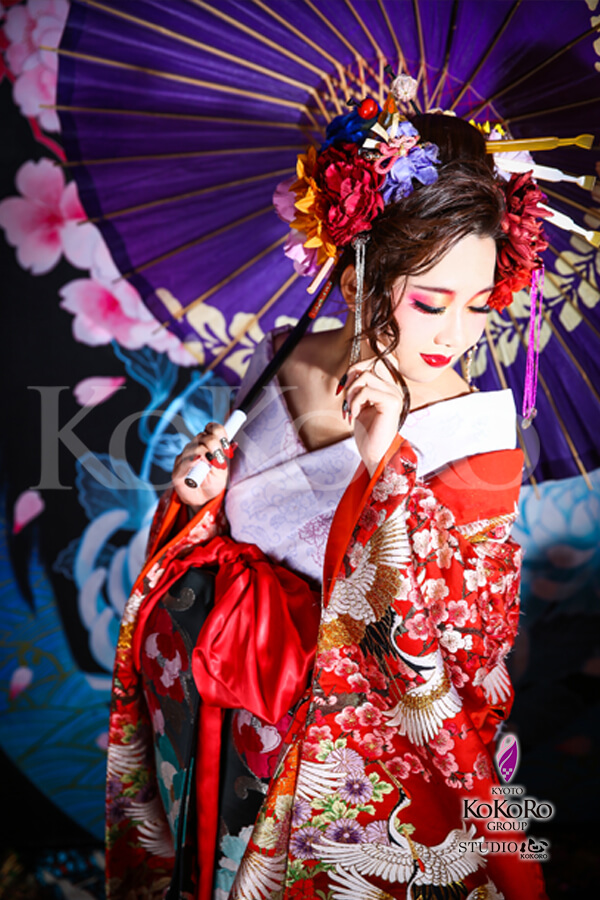 京都嵐山で花魁体験