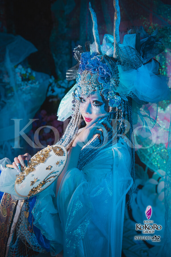 京都嵐山で花魁体験