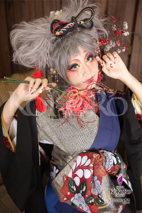 京都嵐山で花魁体験