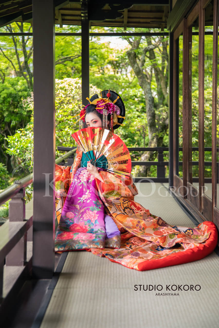 花魁体験花鳥風月庭園撮影プラン