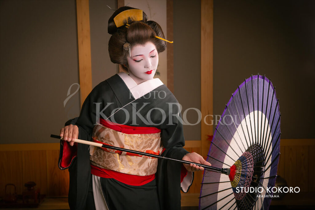 【くろの姉】京都 芸妓さん使用 日本舞踊 櫛付き 寿 geiko01-1024x683.jpg