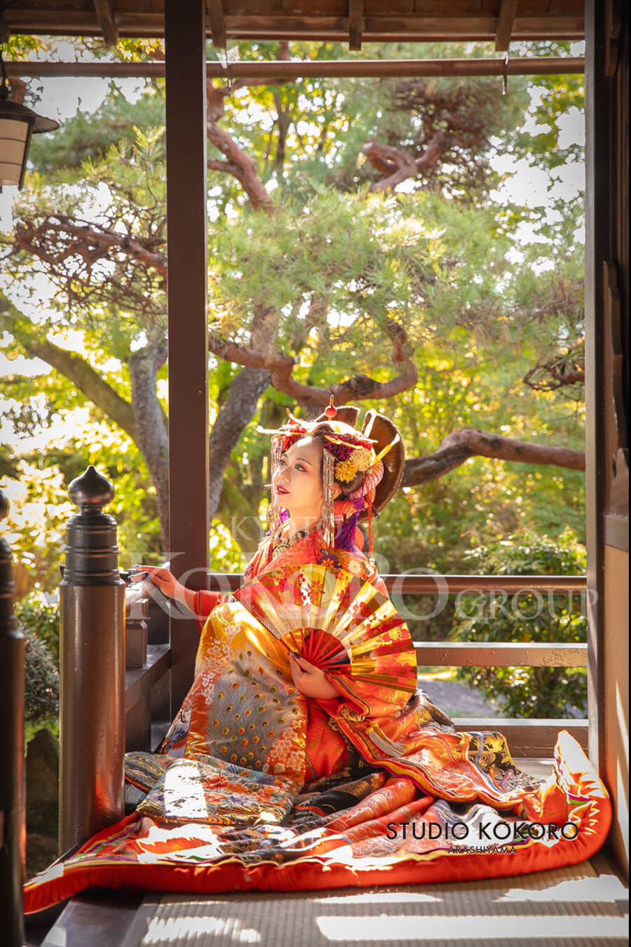 ゆめsaku 単衣“優しい風と優美な花々の薫りで笑う此処だけの新たな季節”訪問着 h-115 夢に夢見る心地なり花の籠 | スタジオ心 嵐山