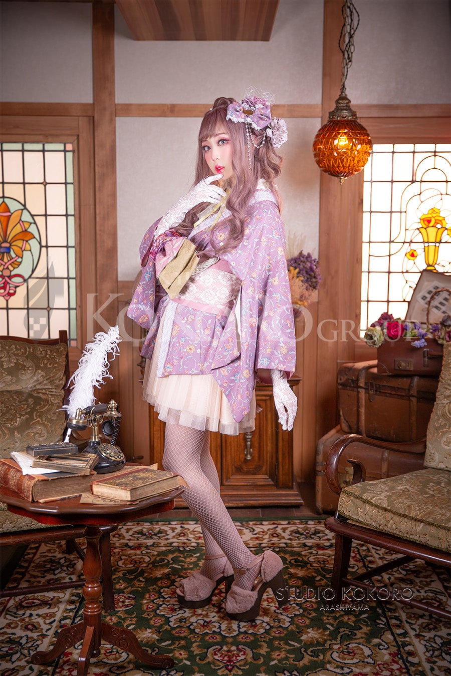 着物　嵐山