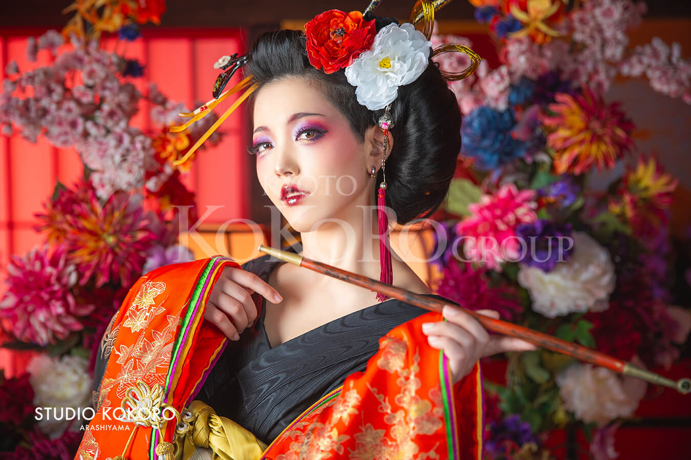 ショートヘアでも花魁に大変身！！✨✨