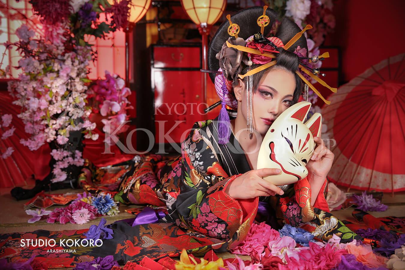 ショートヘアでも花魁に大変身！！✨✨