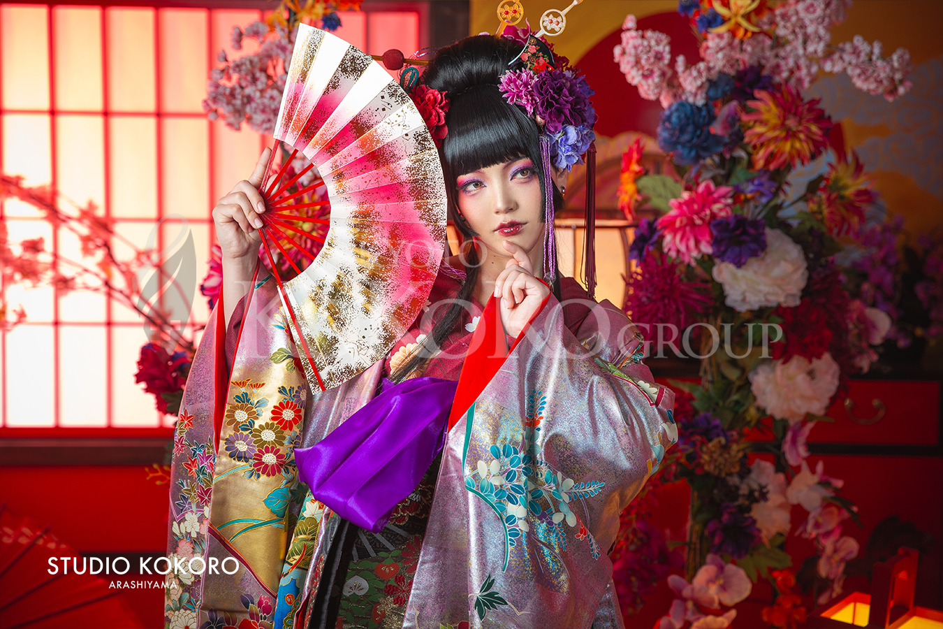 ショートヘアでも花魁に大変身！！✨✨