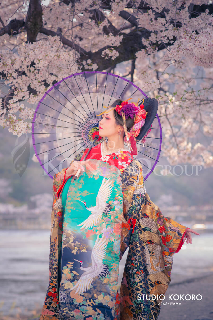 桜と花魁