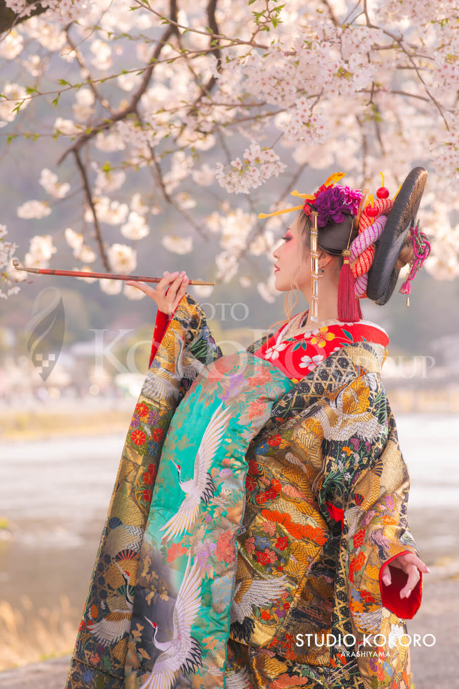 桜と花魁