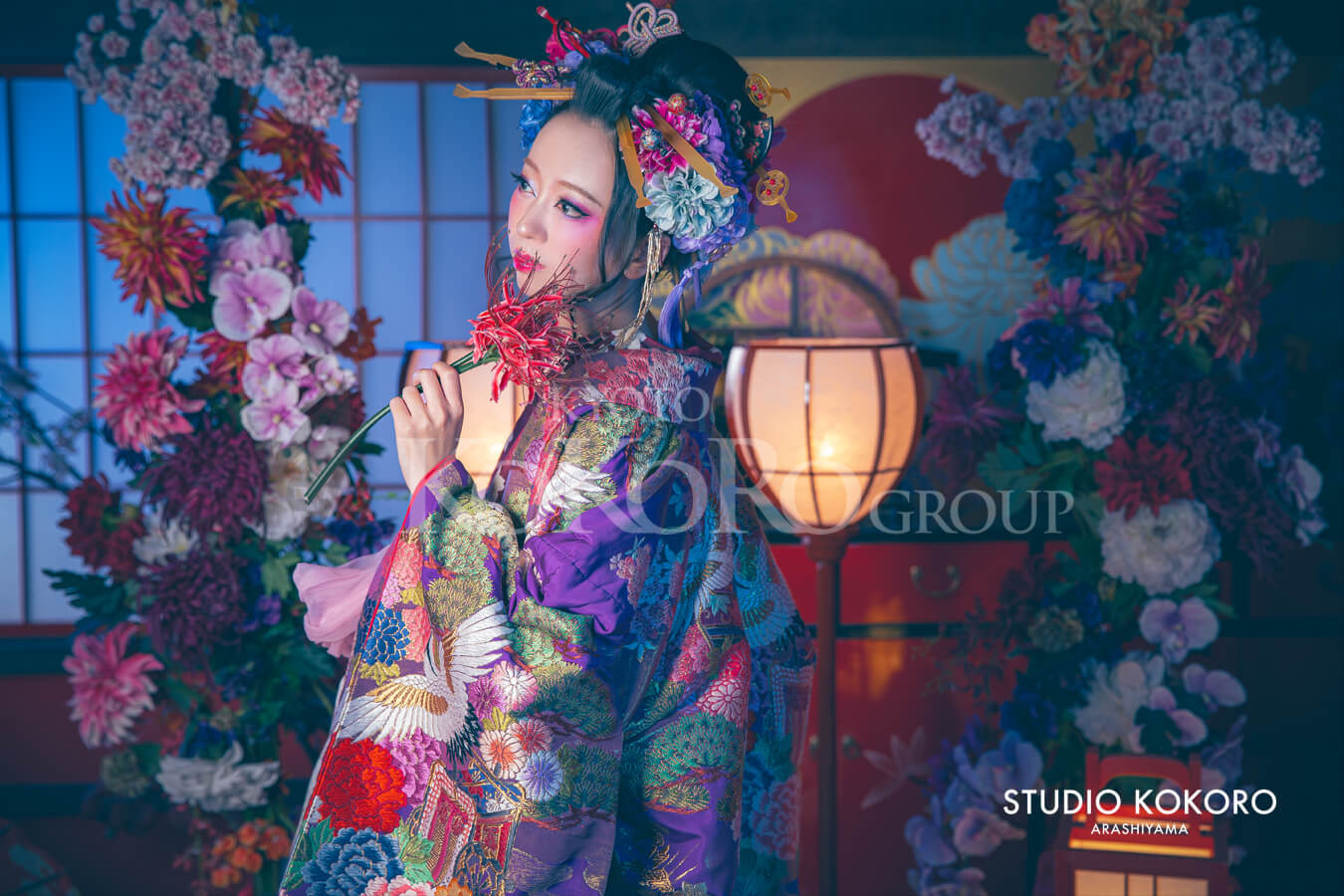 花魁体験月下美人プランと葵姫プラン
