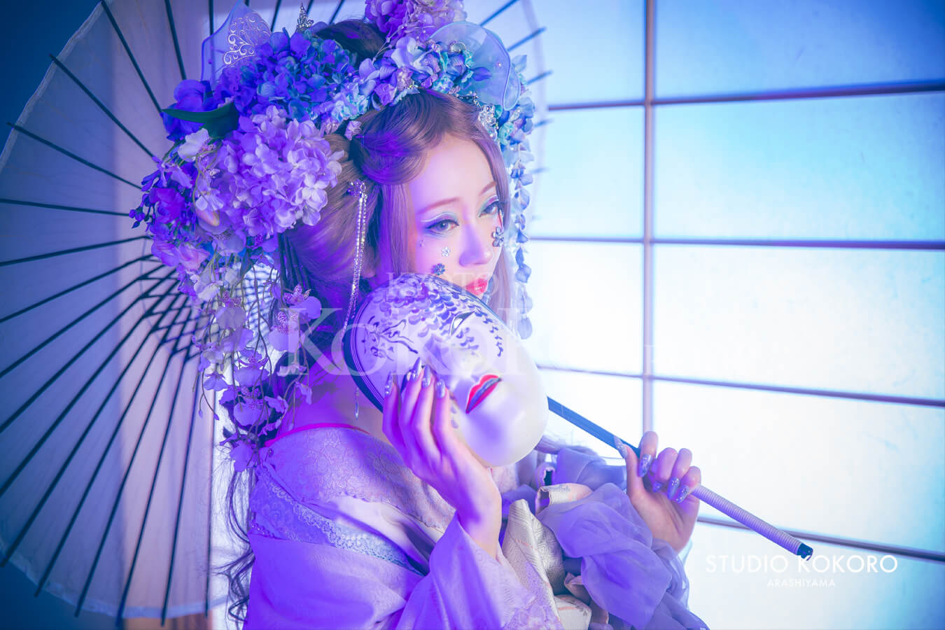 花魁体験月下美人プランと葵姫プラン