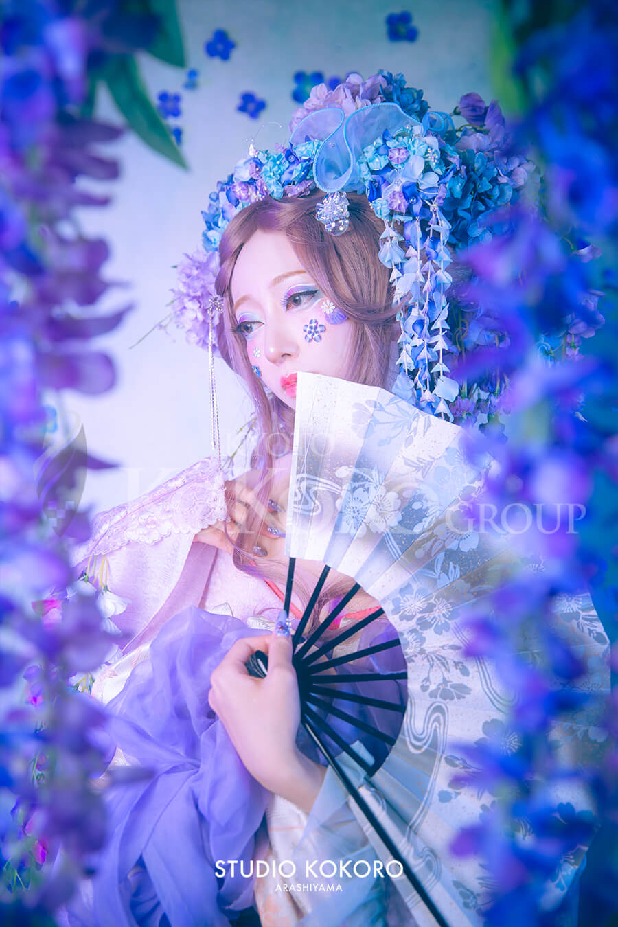 花魁体験月下美人プランと葵姫プラン