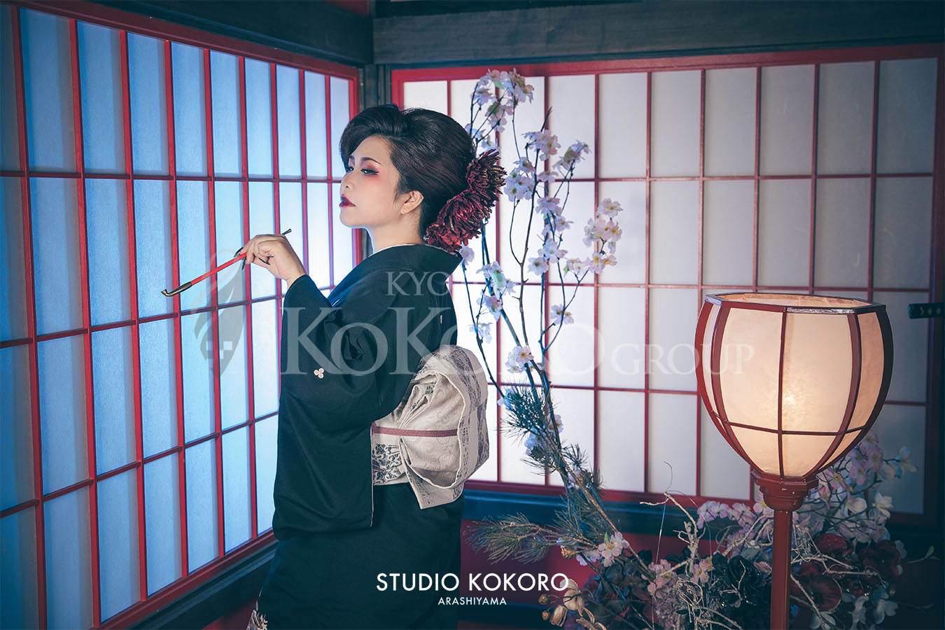 着物撮影　嵐山