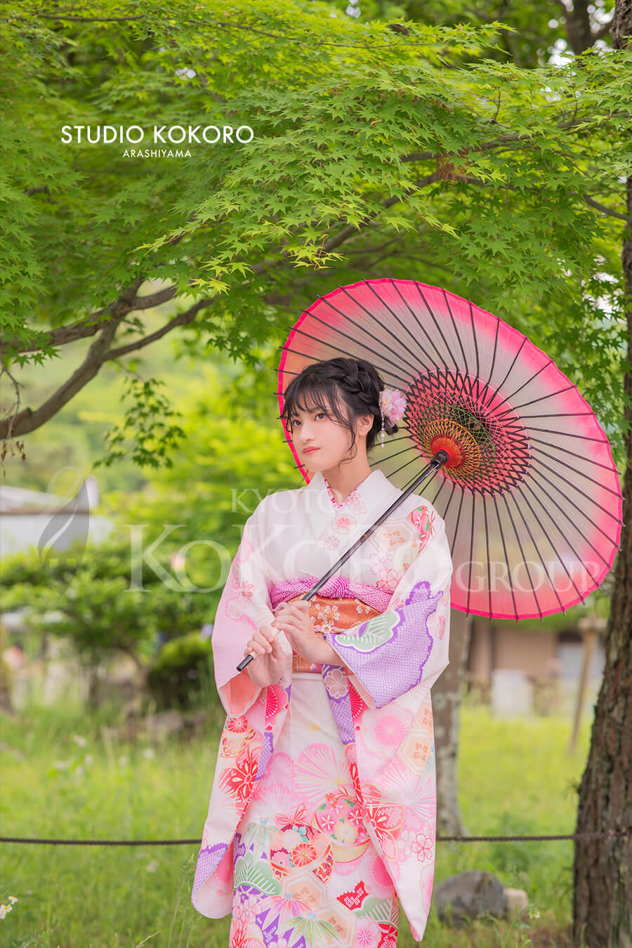 十三参り　野外撮影