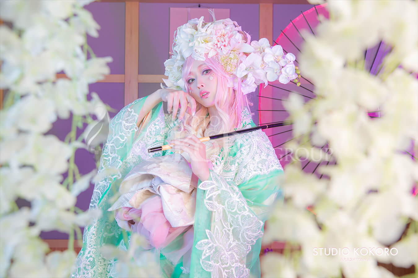 ゆらり姫傘
