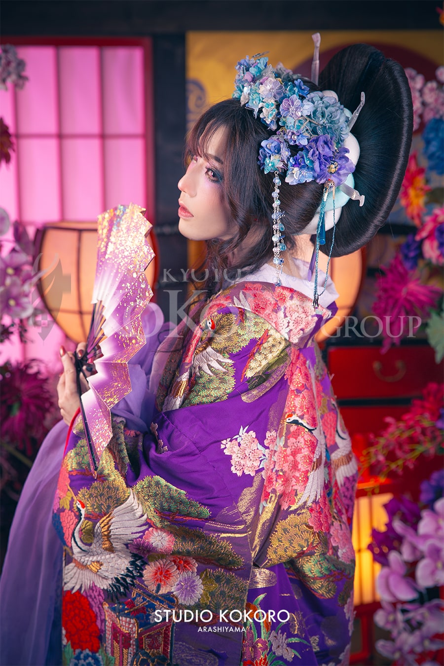 簪　嵐山　撮影