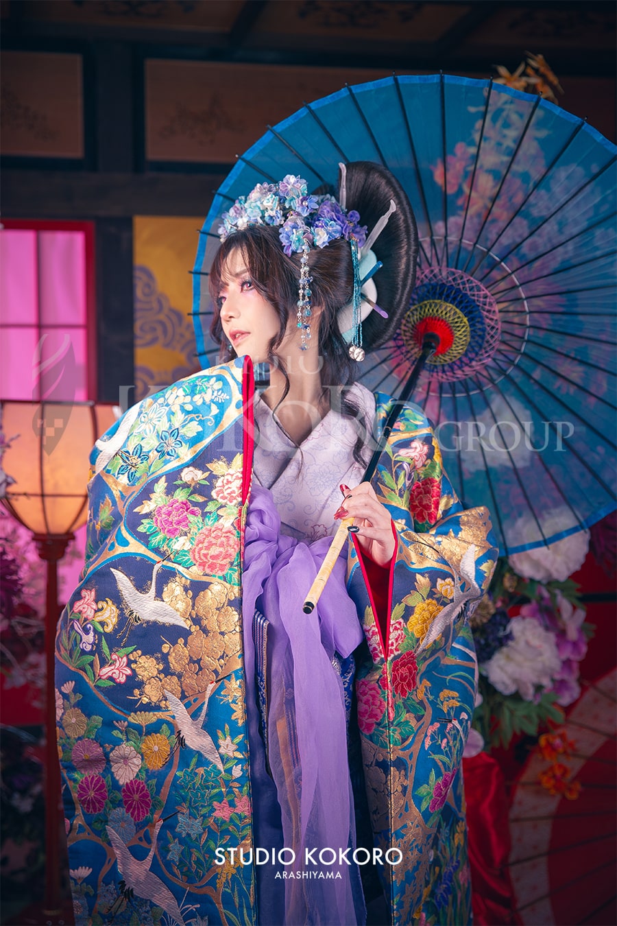 簪　嵐山　撮影