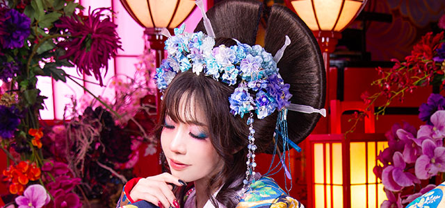 簪　嵐山　花魁体験