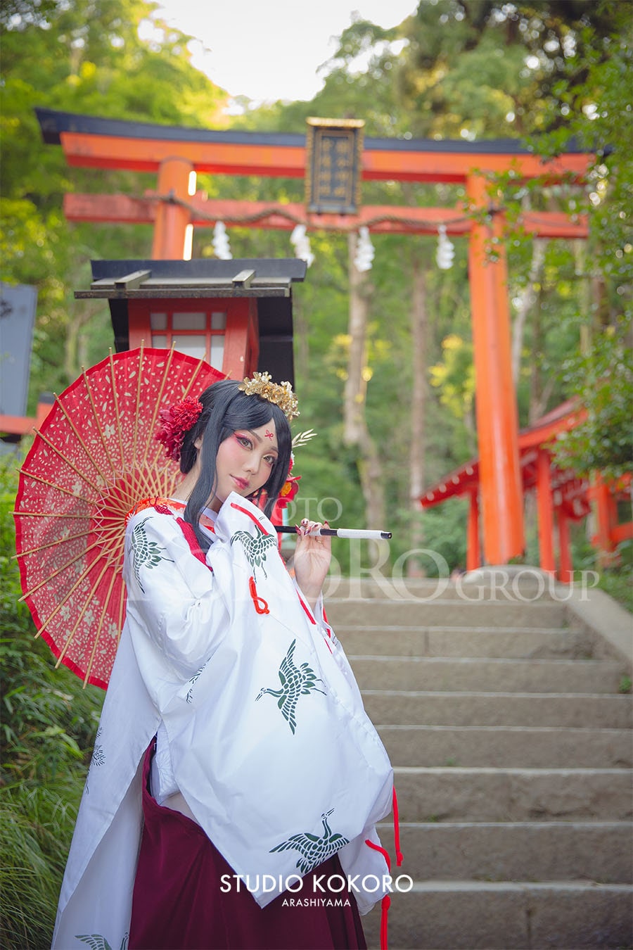 神社撮影　嵐山