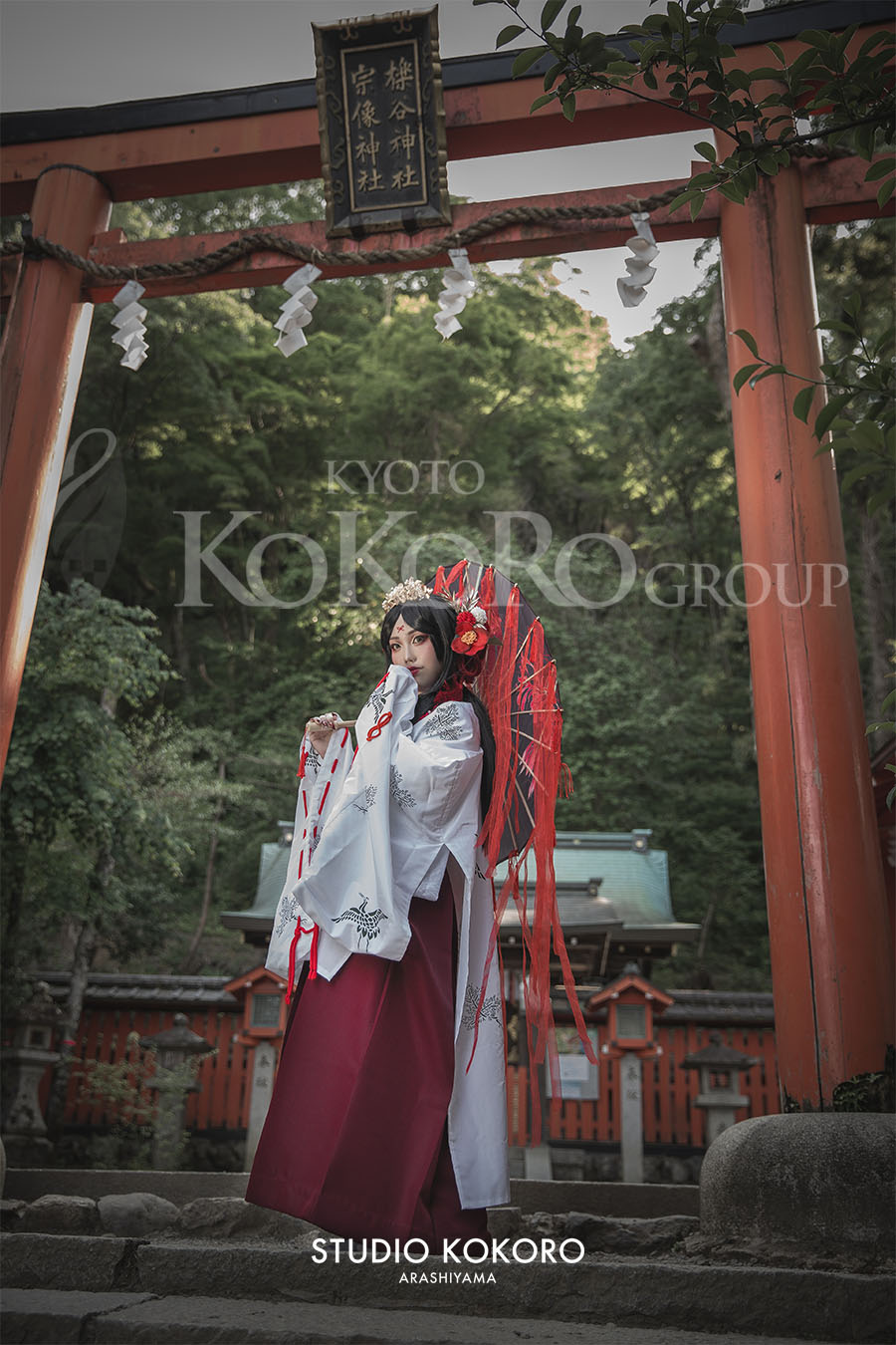 神社撮影　嵐山