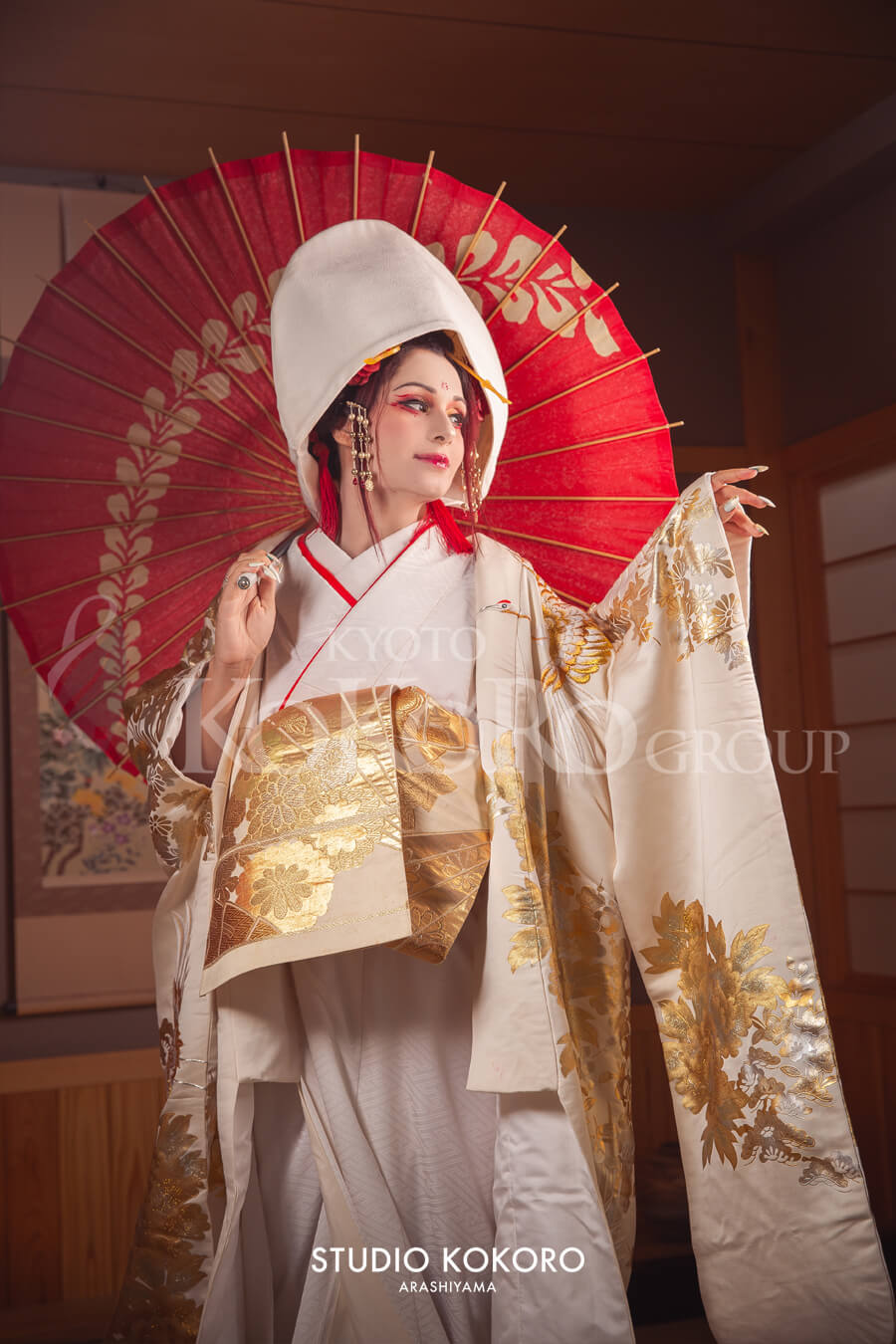 花魁体験と狐の嫁入り
