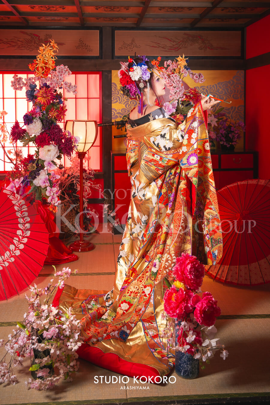 花魁体験と狐の嫁入り