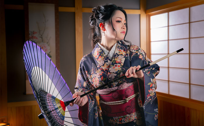 kimono photo arashiyama