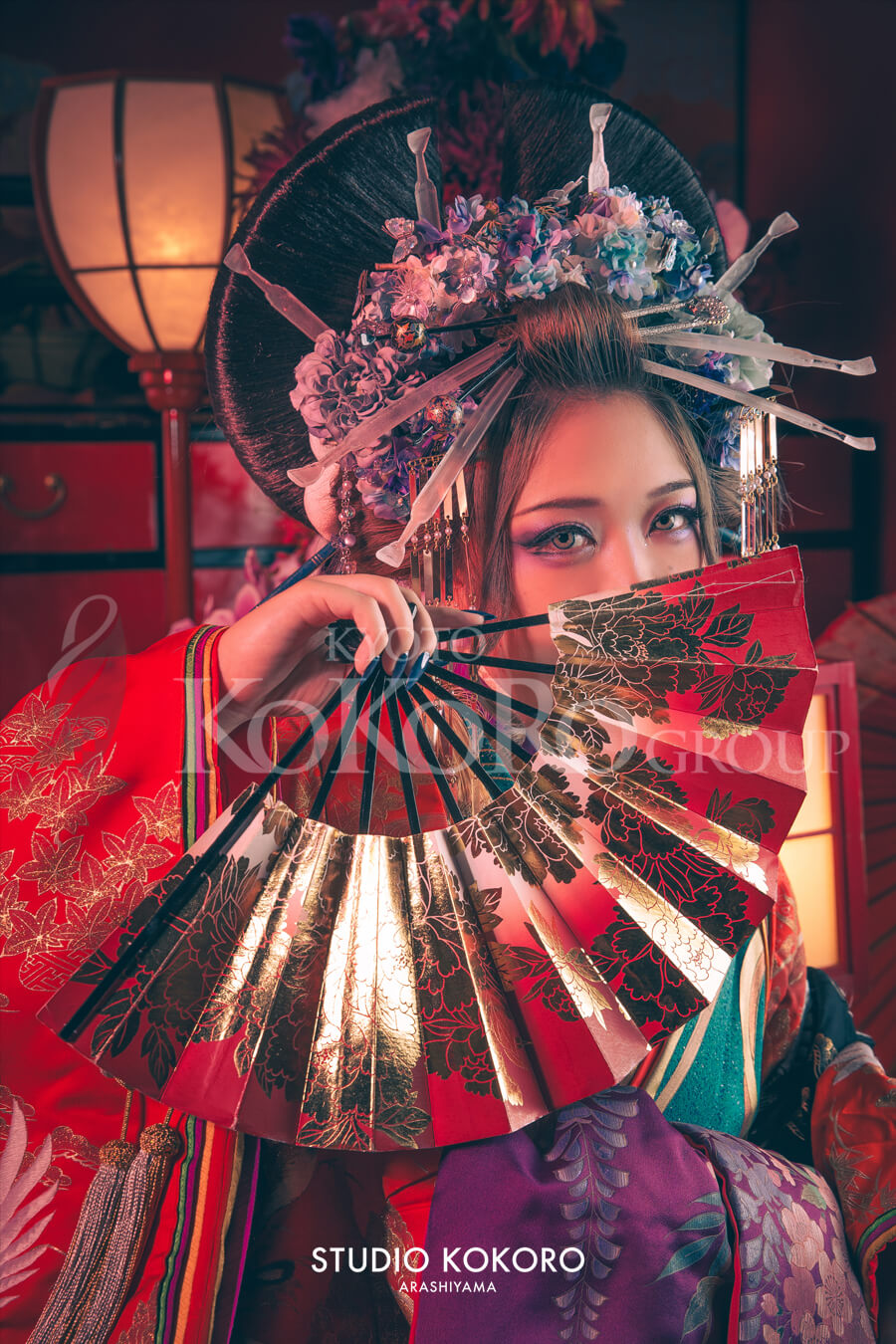季節の簪~青~
