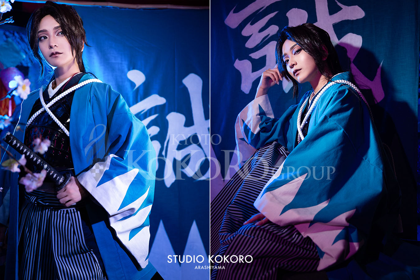 新選組　コスプレ　嵐山