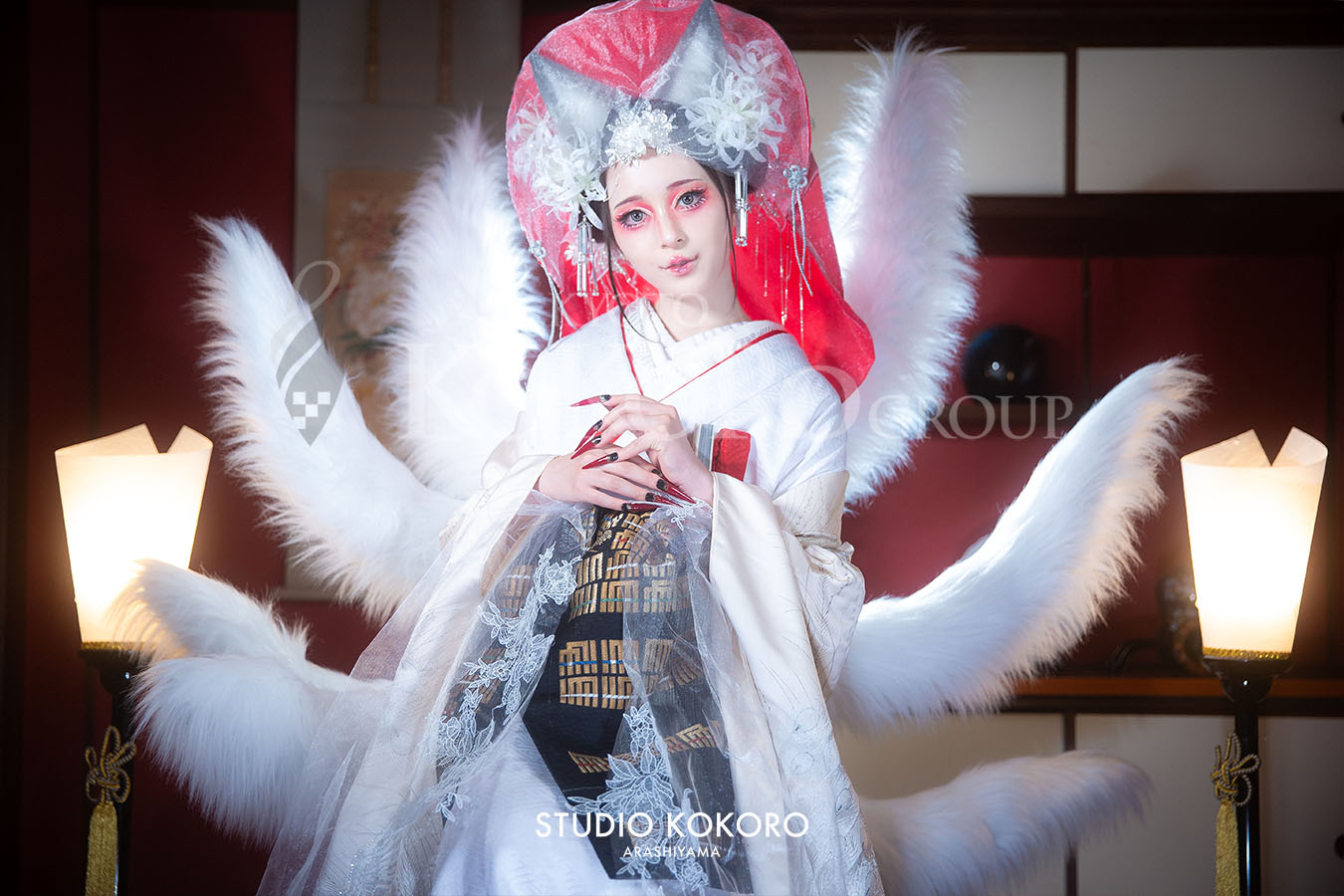 妖怪　コスプレ撮影　嵐山