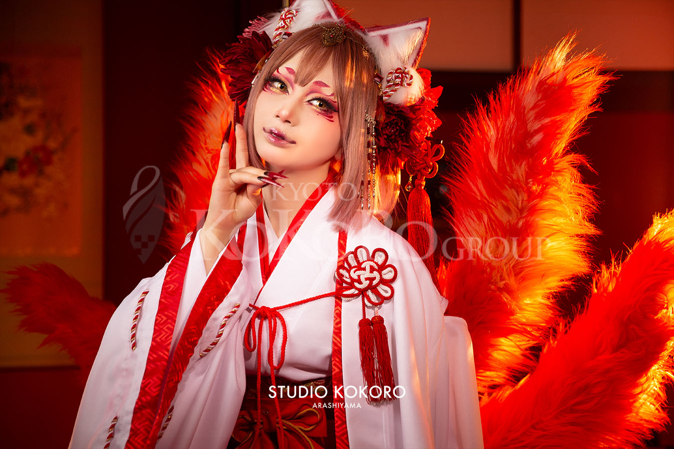 妖怪　コスプレ撮影　嵐山
