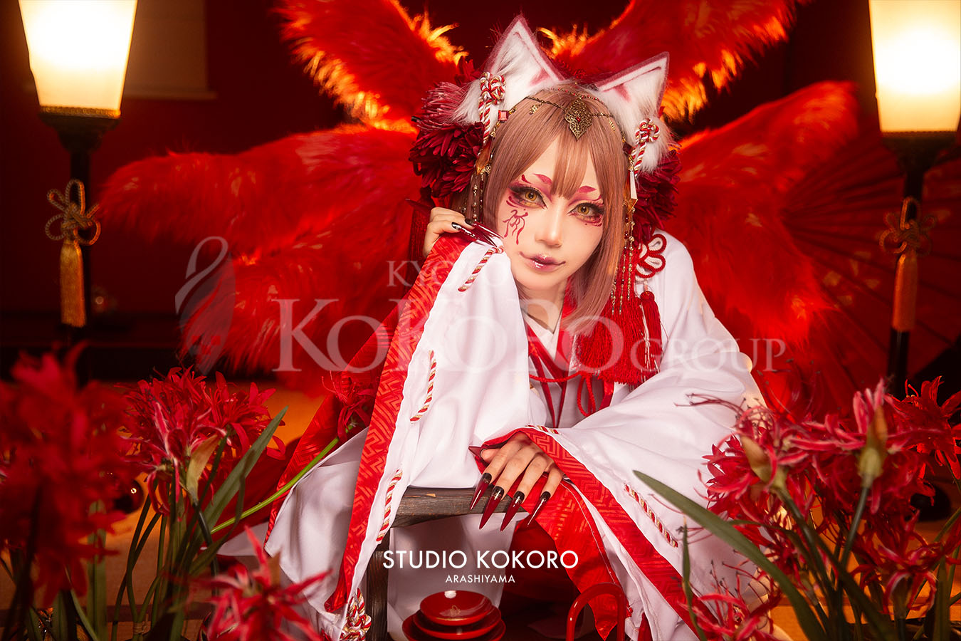 妖怪　コスプレ撮影　嵐山