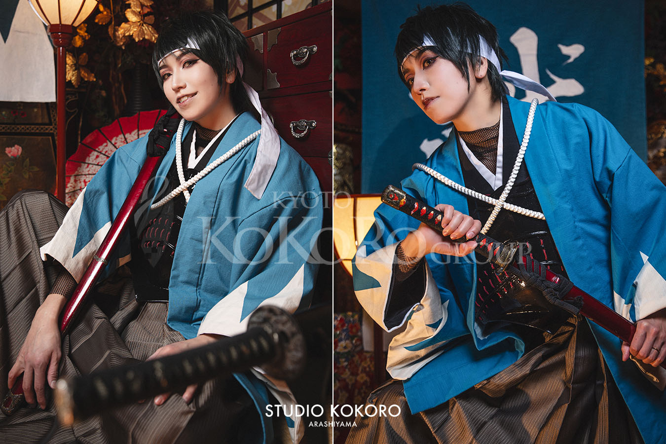新選組　コスプレ　嵐山