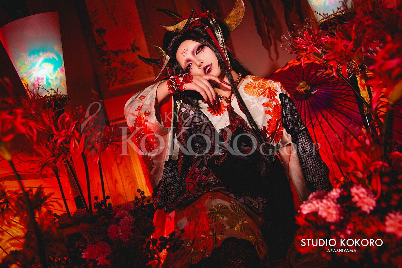 京都着物 妖怪 コスプレ