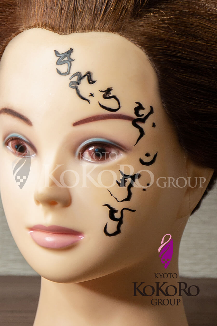 百鬼夜行フェイスペインティングの作例 / Hyakki Yagyo face painting example