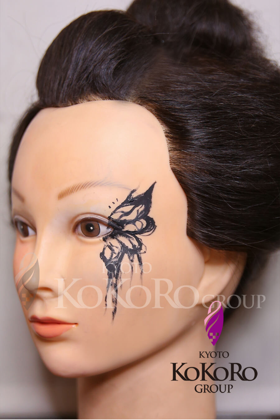 百鬼夜行フェイスペインティングの作例 / Hyakki Yagyo face painting example