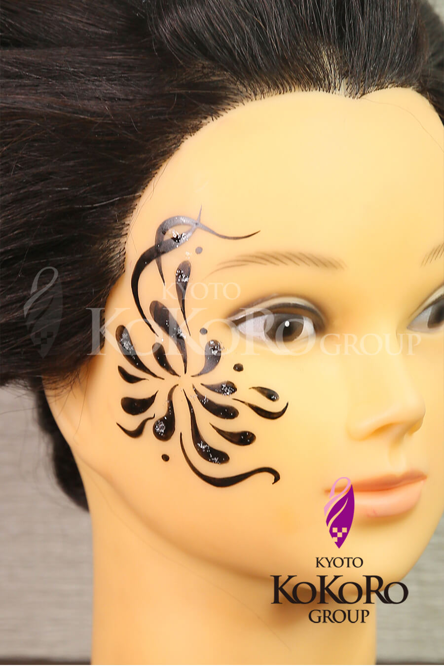 百鬼夜行フェイスペインティングの作例 / Hyakki Yagyo face painting example