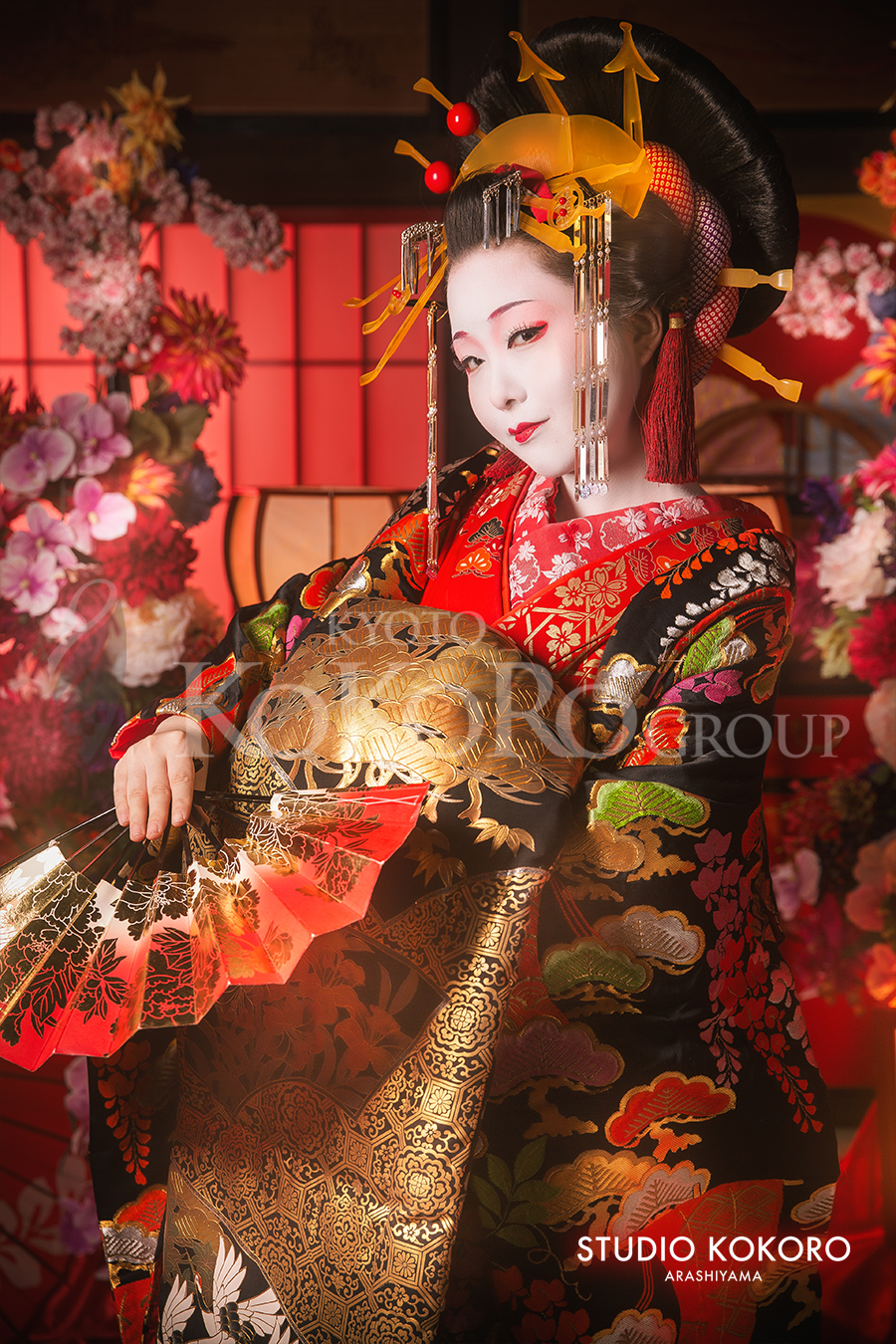 花魁体験の作例